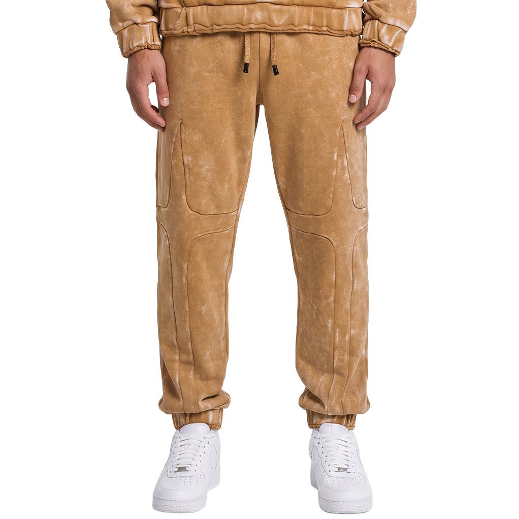 Unknown Contour Panel Mineral-Wash Joggers