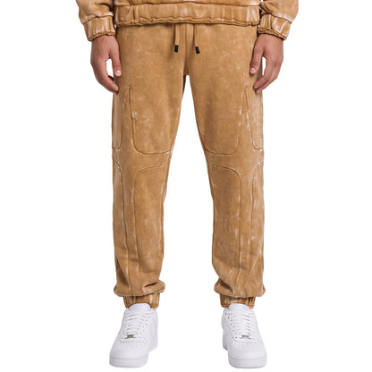 Unknown Contour Panel Mineral-Wash Joggers