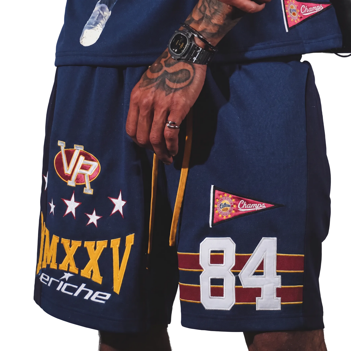 Mmxxv jersey Short by Vie+Riche, view 3