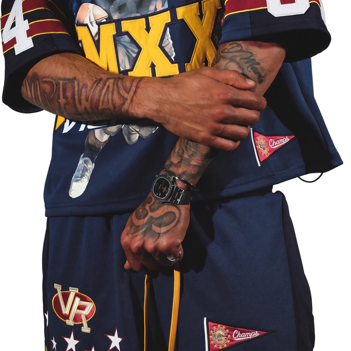 Mmxxv jersey Short by Vie+Riche, view 4