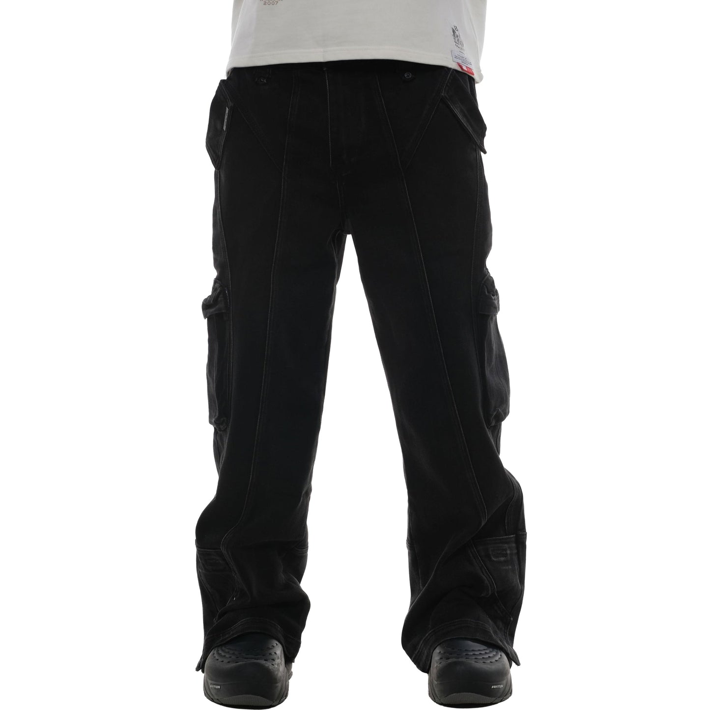 Baggy Denim Cargo Jeans