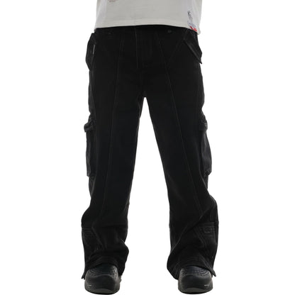 Baggy Denim Cargo Jeans