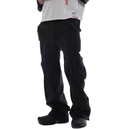 Baggy Denim Cargo Jeans