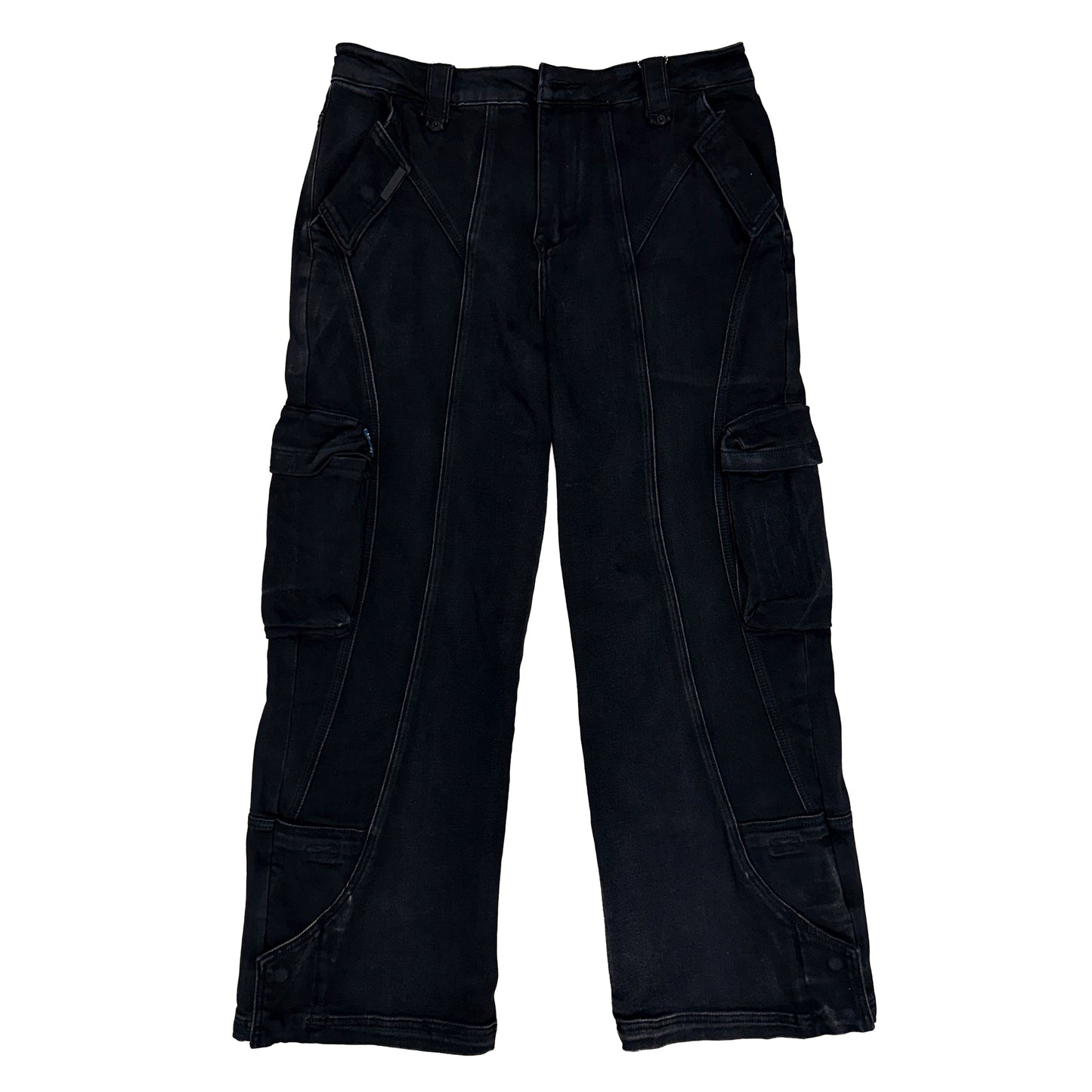 Baggy Denim Cargo Jeans