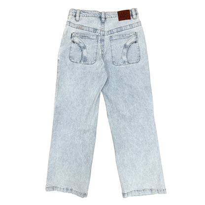 Baggy Round Pocket Denim Jeans