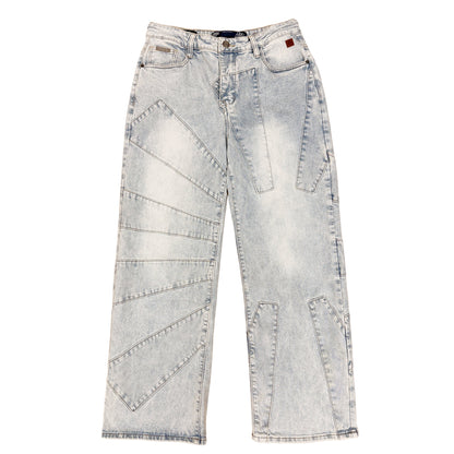 Baggy Panel Denim Jeans