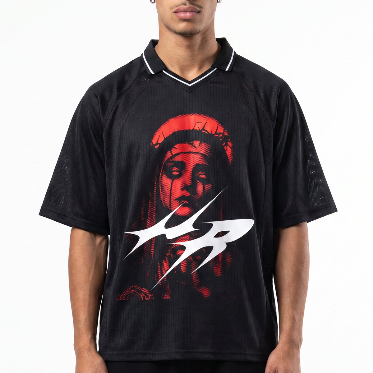 Widowed saint Soccer Jersey by Vie+Riche, view 1