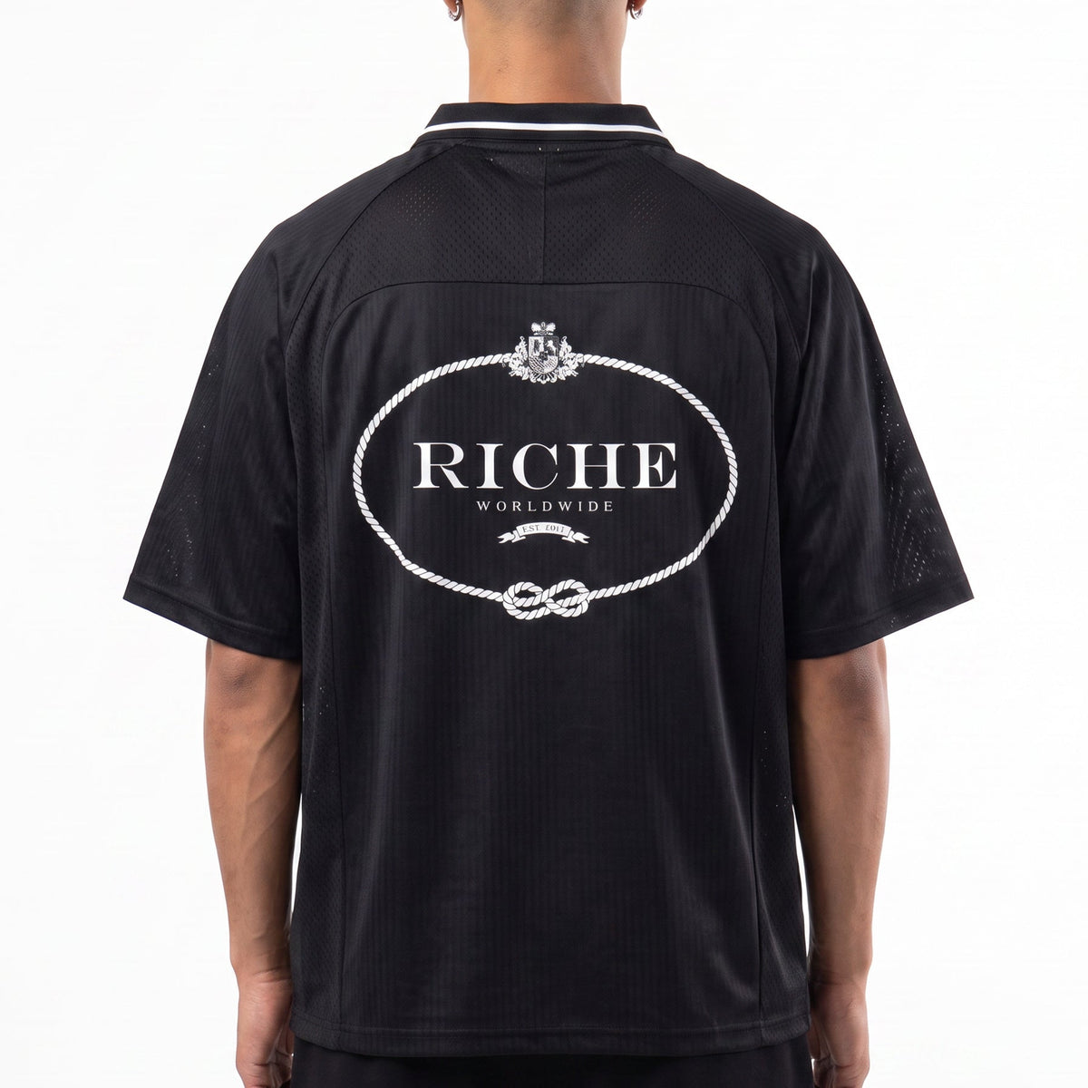 Widowed saint Soccer Jersey by Vie+Riche, view 2