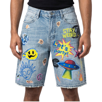 Cosmic misfit shorts