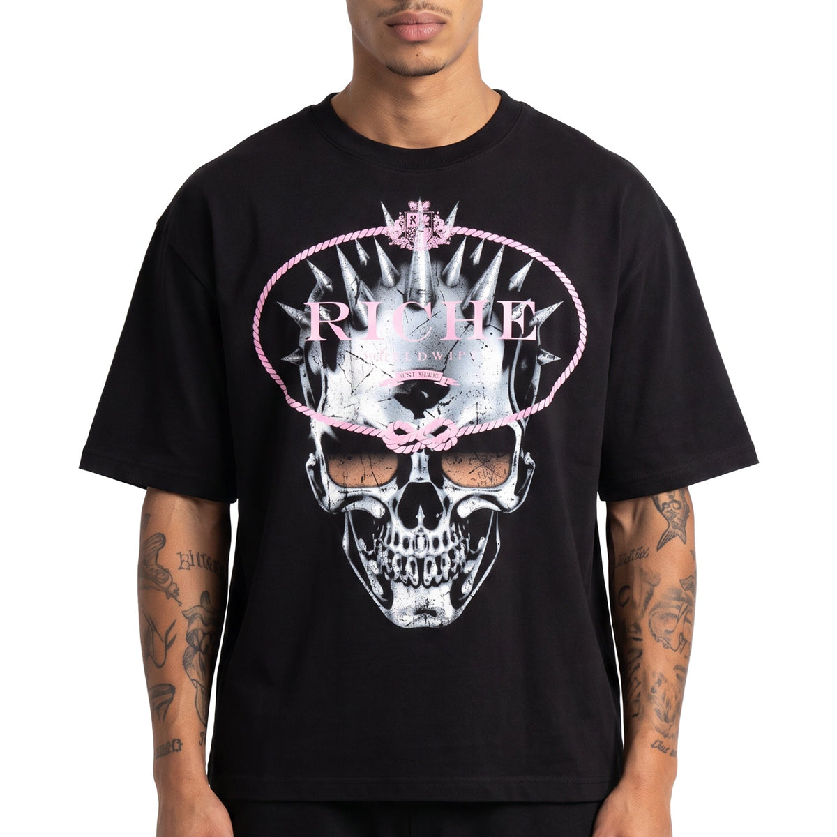 Chrome death Heavyweight Boxy T-Shirt by VIERICHEPARIS, view 1