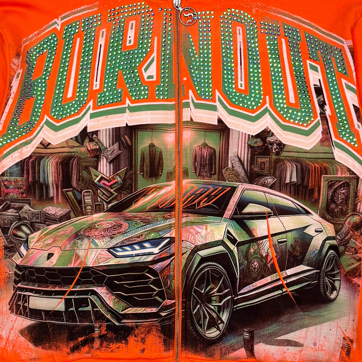 Stray burnout full-zip hoodie By Stray-10