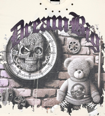 Stray dream big wide & crop fit tee