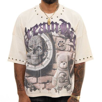 Stray dream big wide & crop fit tee Natural by Stray - 1