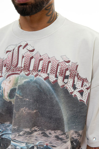 Stray no limits wide & crop fit tee Light Grey by Stray - 4
