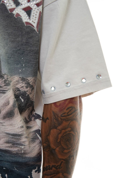 Stray no limits wide & crop fit tee Light Grey by Stray - 5