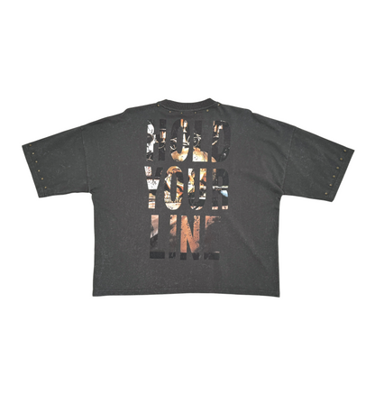 Stray stand ground wide & crop fit tee
