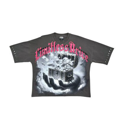 Stray treasure chest wide & crop fit tee