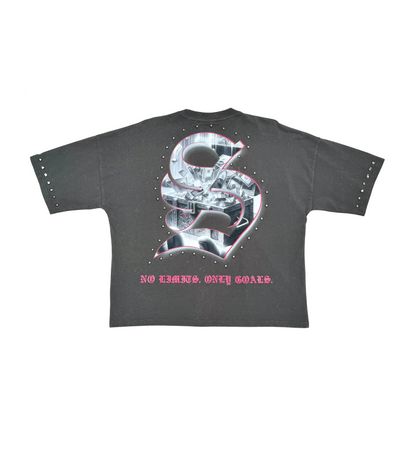 Stray treasure chest wide & crop fit tee