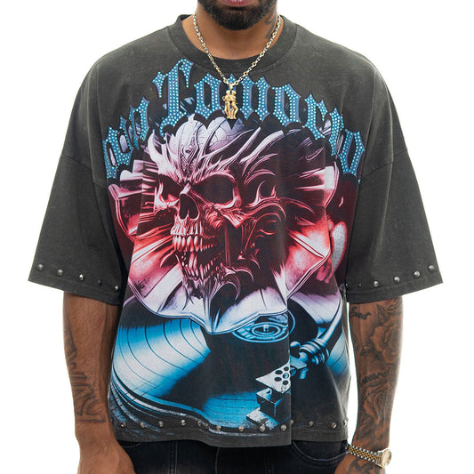 Stray the future is yours wide & crop fit tee Charcoal by Stray - 1
