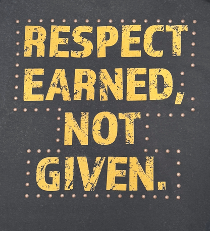Stray respect earned wide & crop fit tee