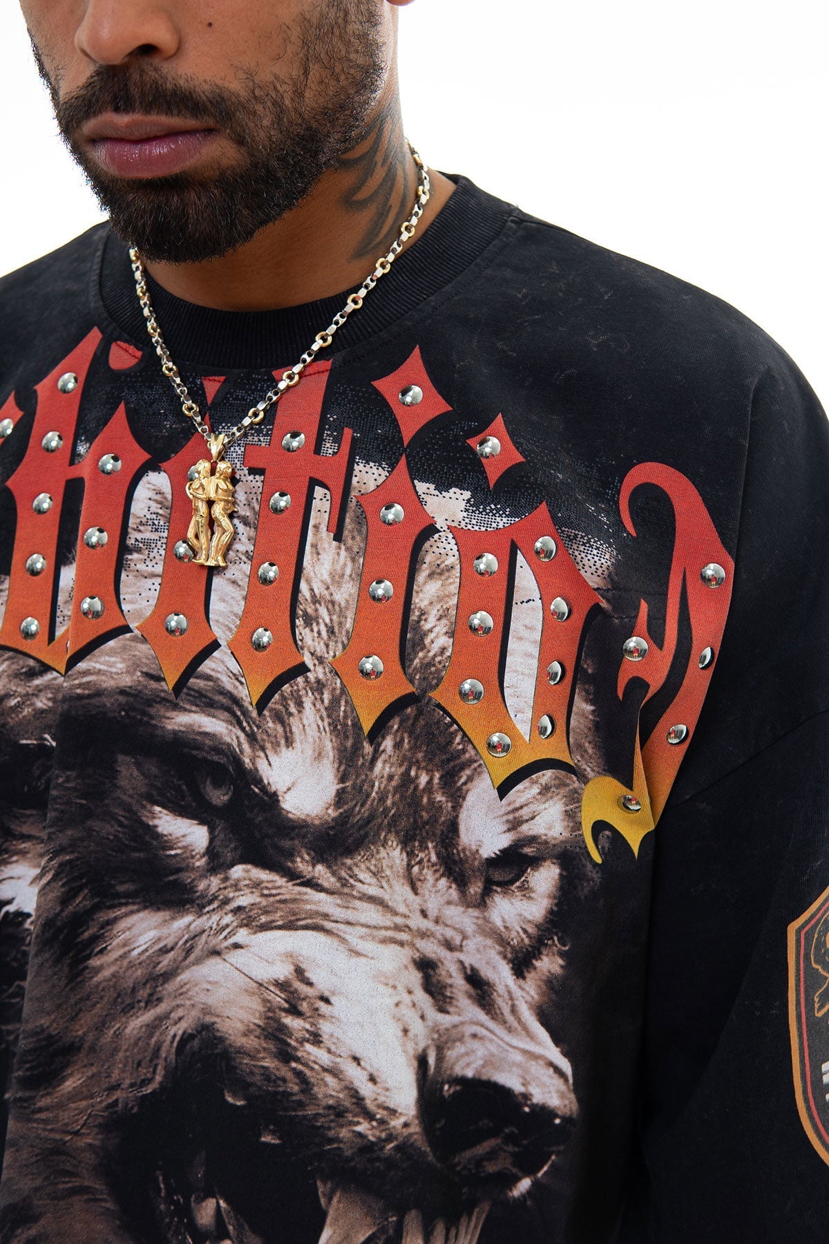 Stray ambitions 3/4 sleeve tee Black by Stray - 4