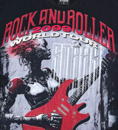 Stray rock n roller 3/4 sleeve tee