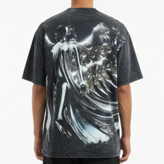 Angel tshirt by Stray, view 2