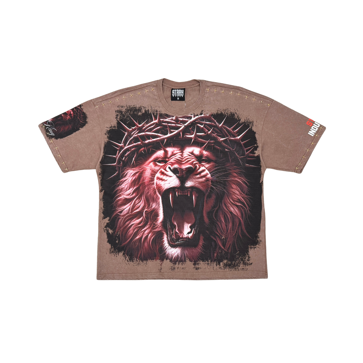 Lion tshirt by Stray, view 4