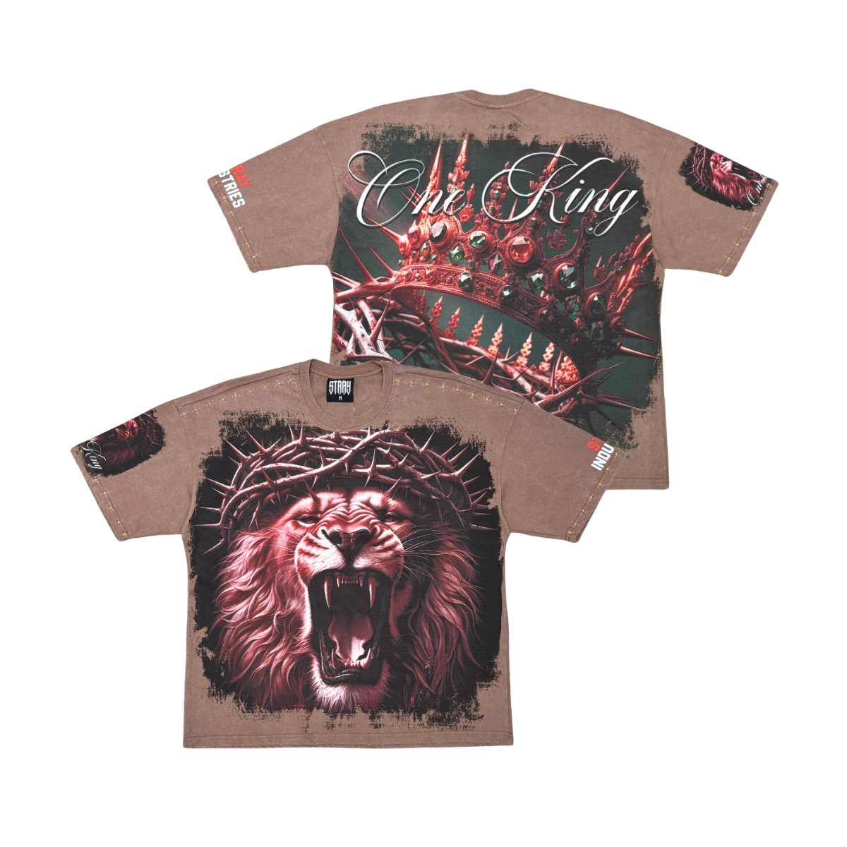Lion tshirt by Stray, view 7