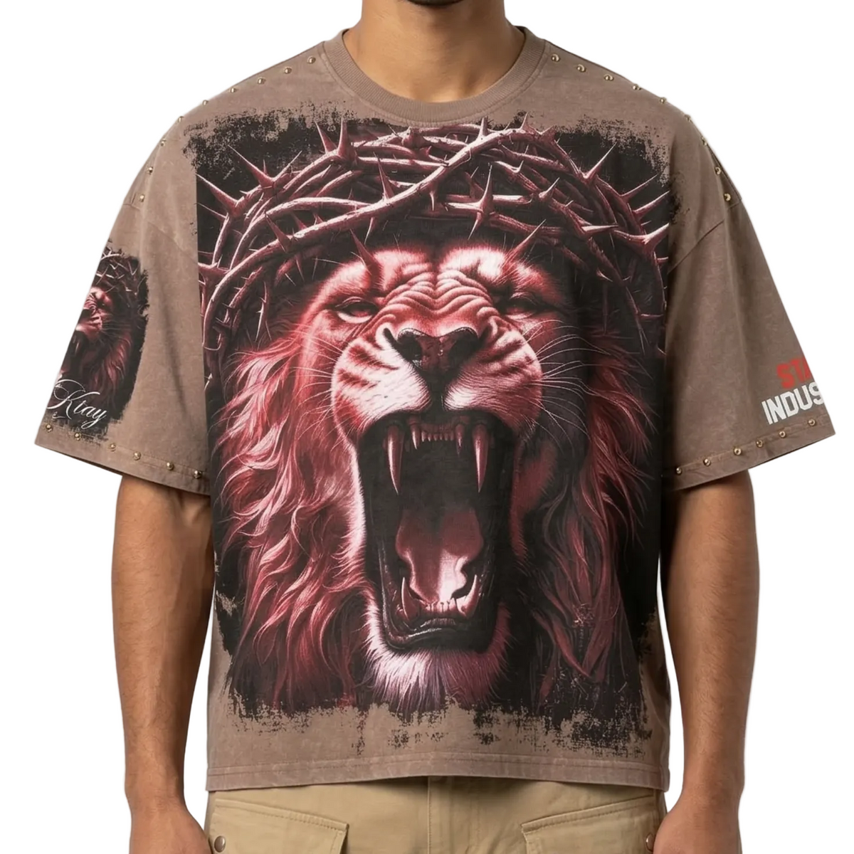 Lion tshirt by Stray, view 2