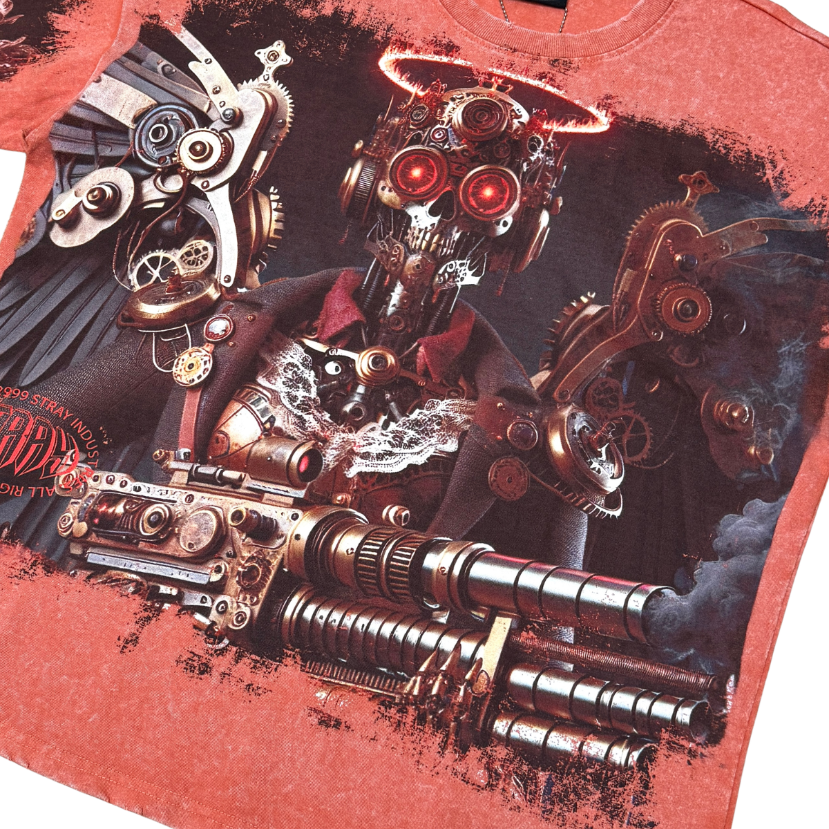 Cyborg angel tshirt by Stray, view 5