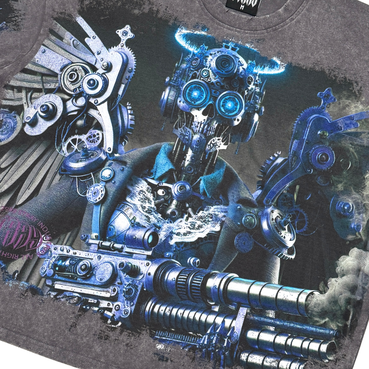 Cyborg angel tshirt by Stray, view 11