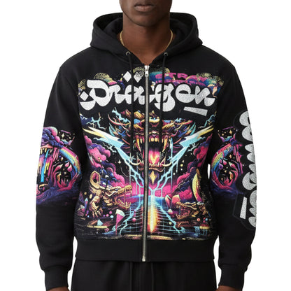 Dragon zipper hoodie