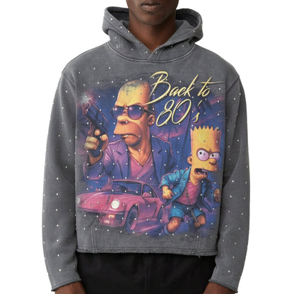 Back to 80's hoodie