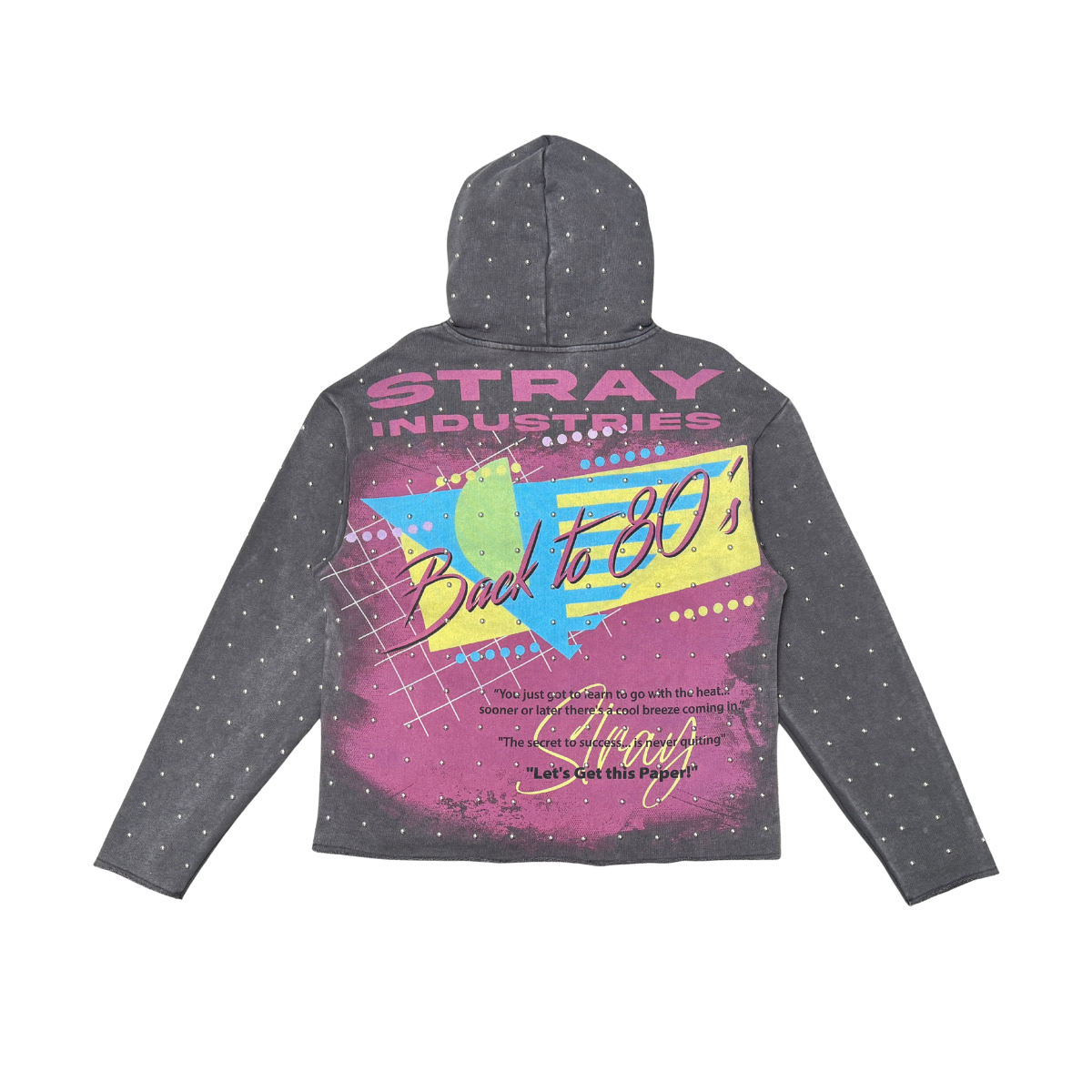 Back to 80's hoodie by Stray, view 6