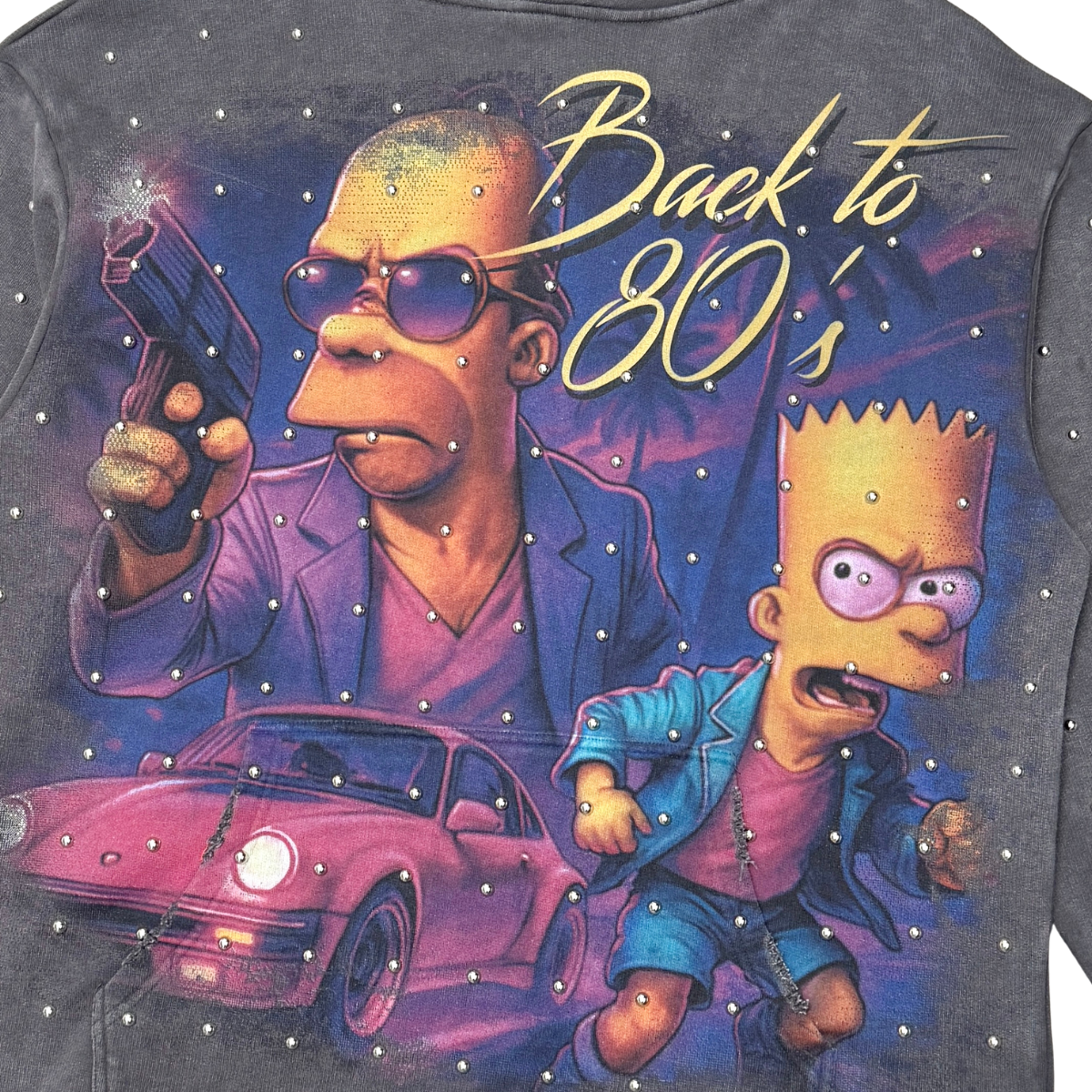 Back to 80's hoodie by Stray, view 4