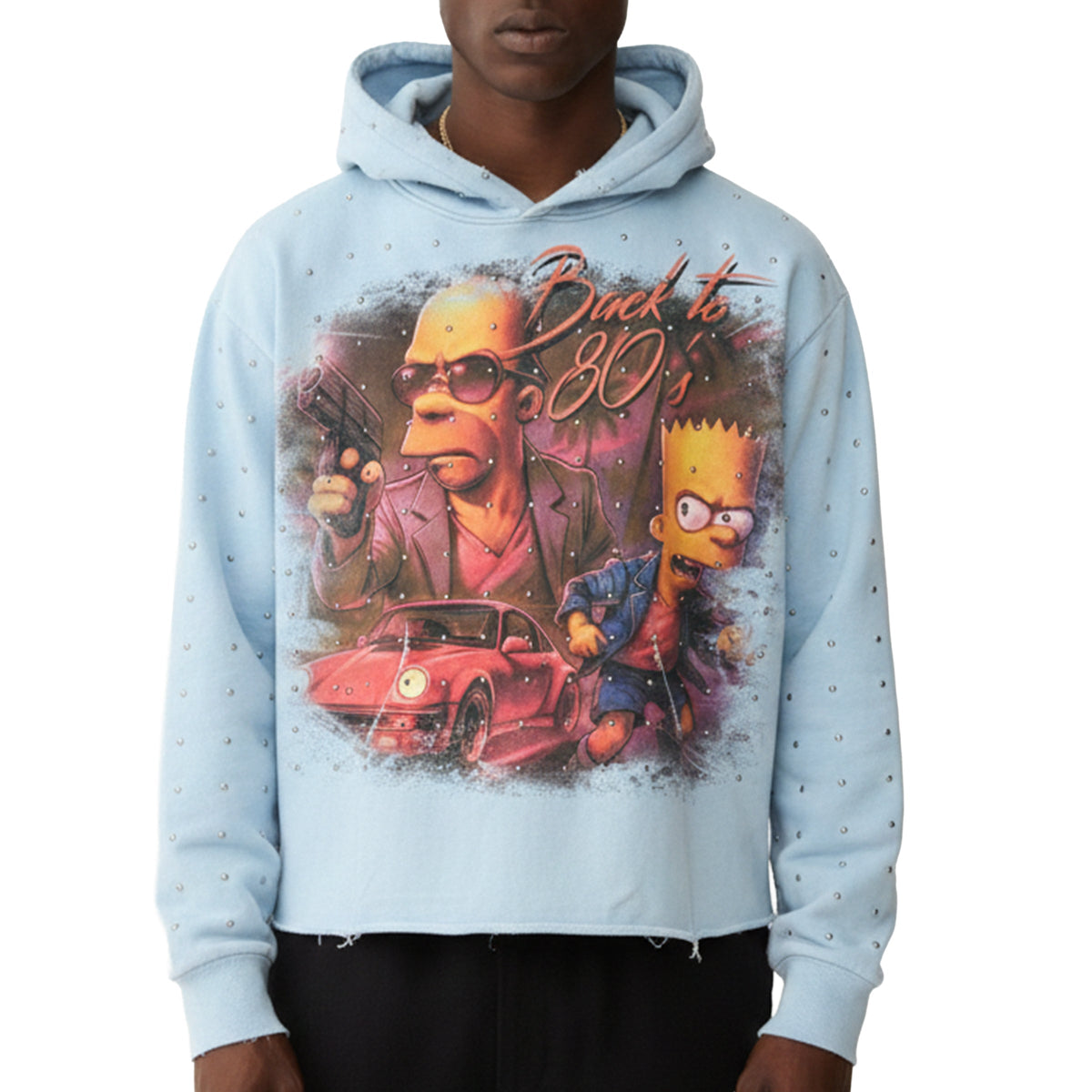 Back to 80's hoodie by Stray, view 8
