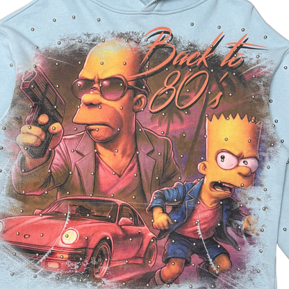 Back to 80's hoodie
