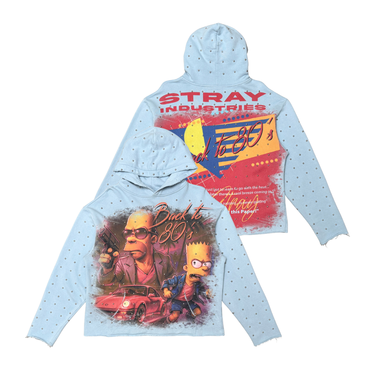 Back to 80's hoodie by Stray, view 14