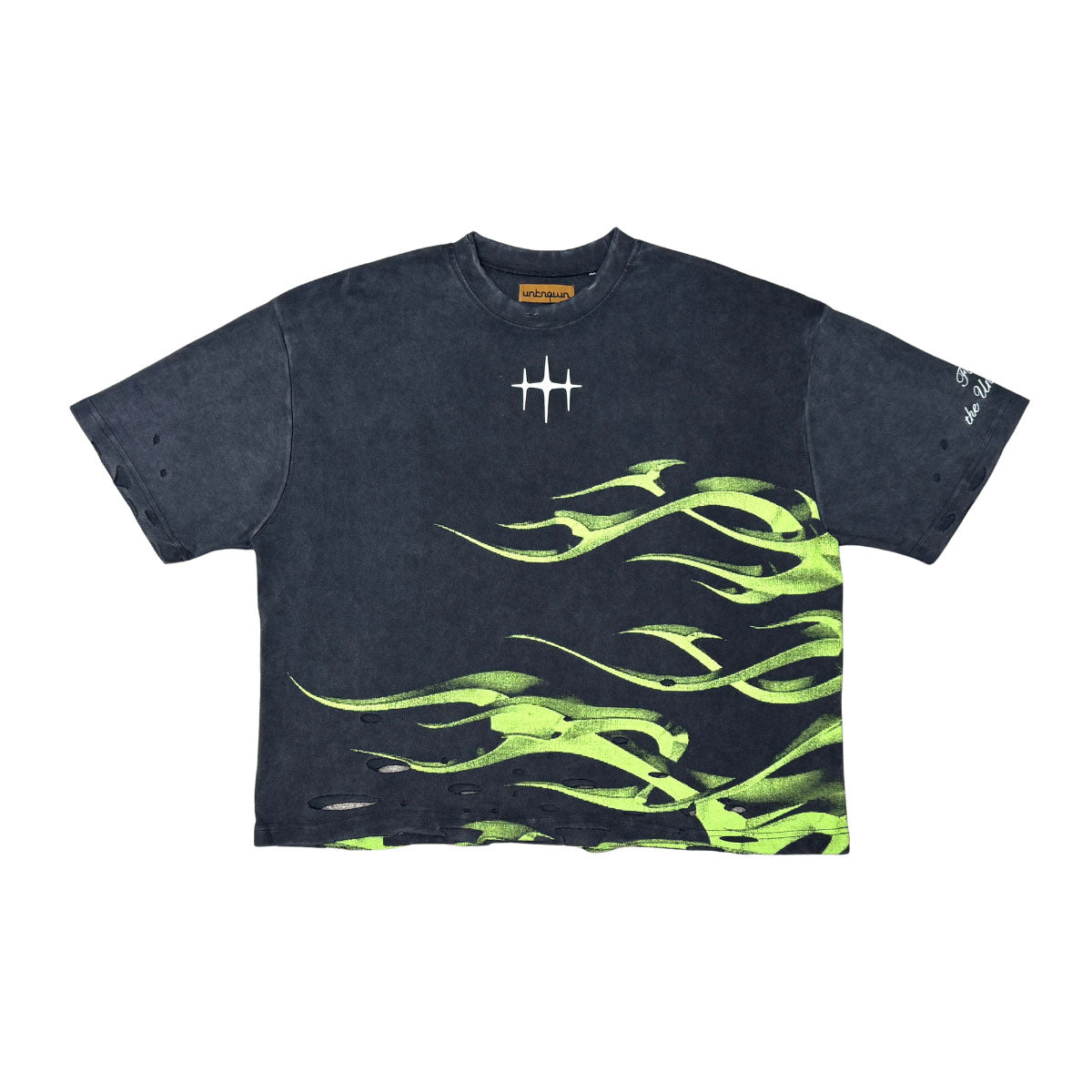 Metalic flames tee by Unknown - 3