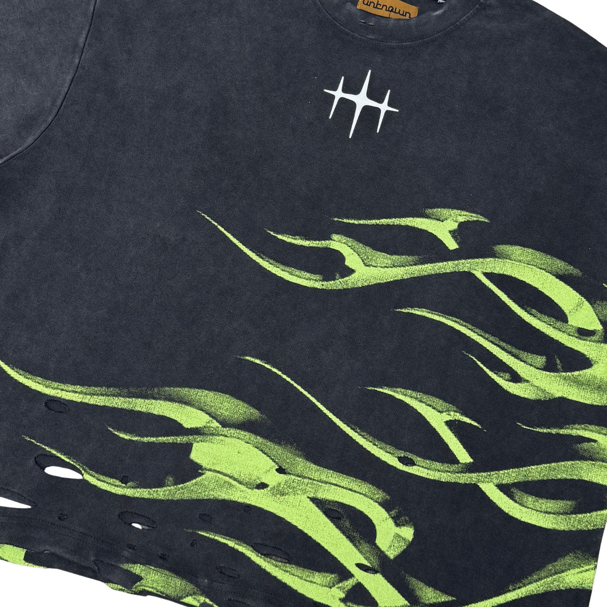 Metalic flames tee by Unknown - 5
