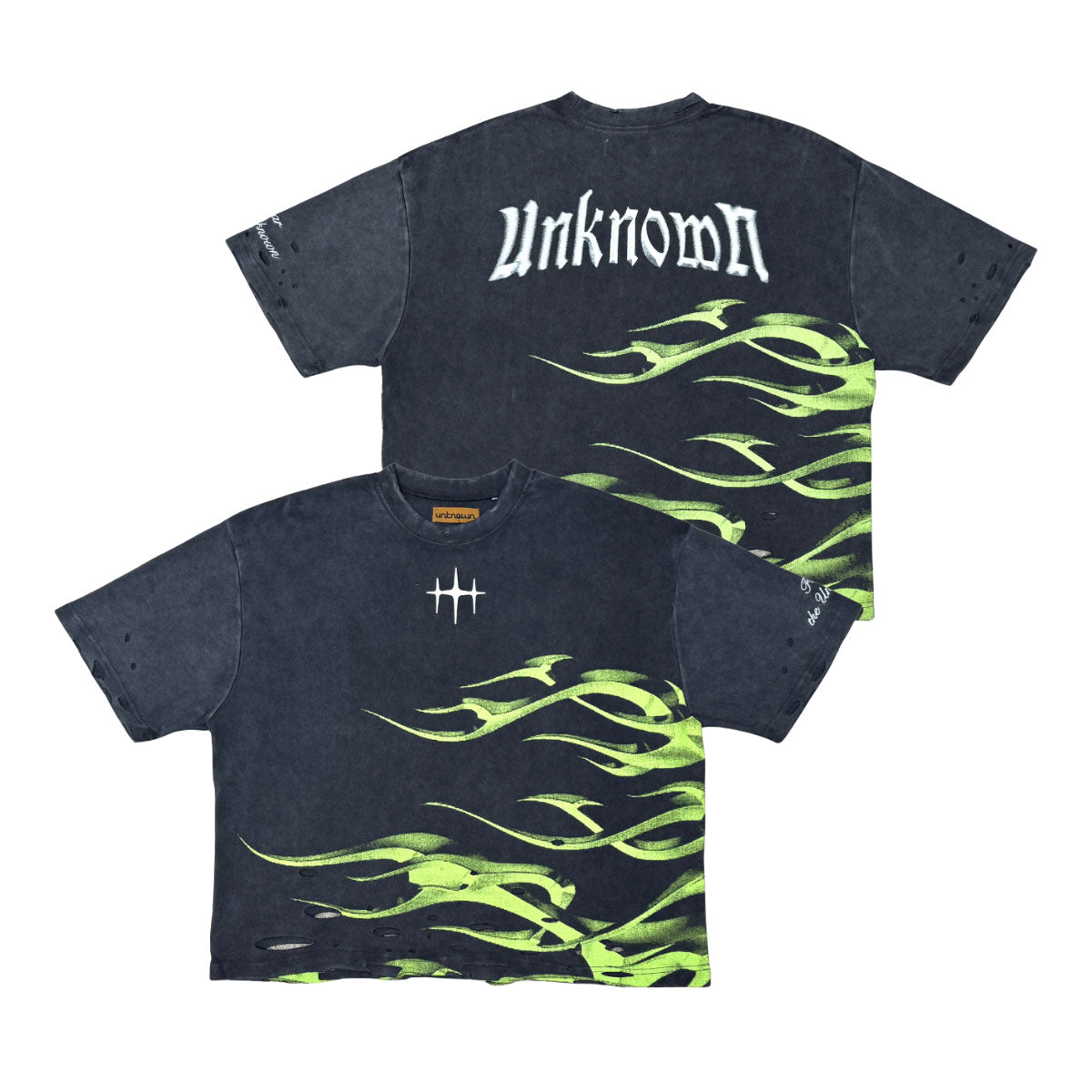 Metalic flames tee by Unknown - 6