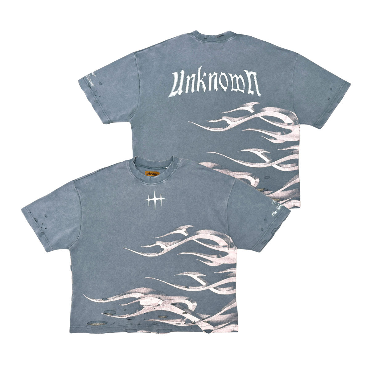 Metalic flames tee by Unknown - 12