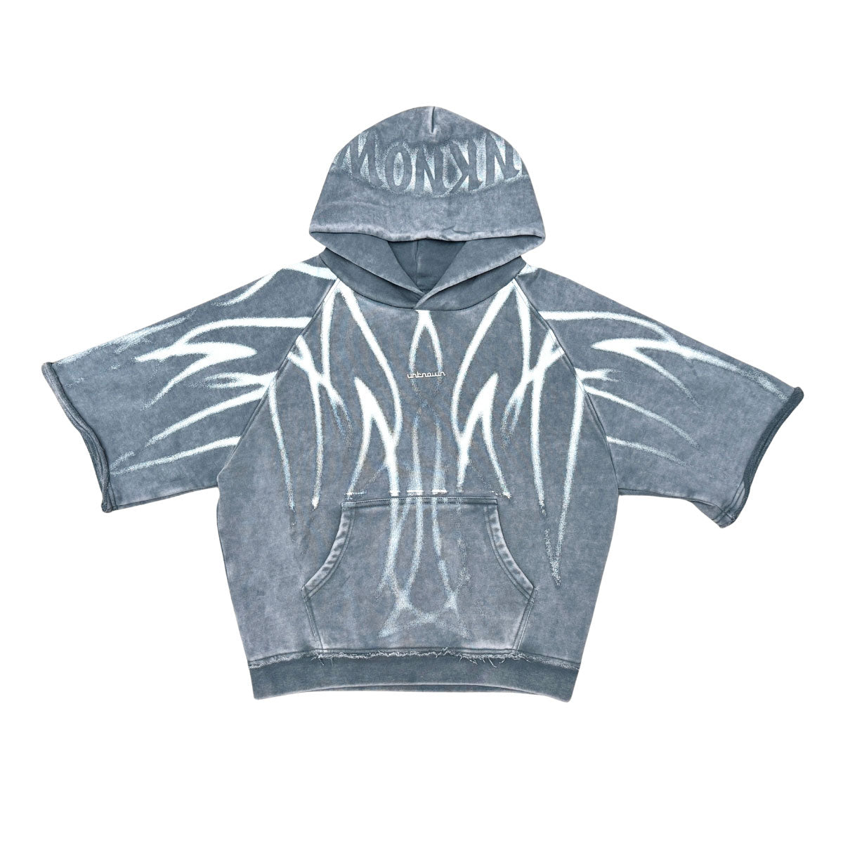 Short sleeve printed hoodie by Unknown, view 9