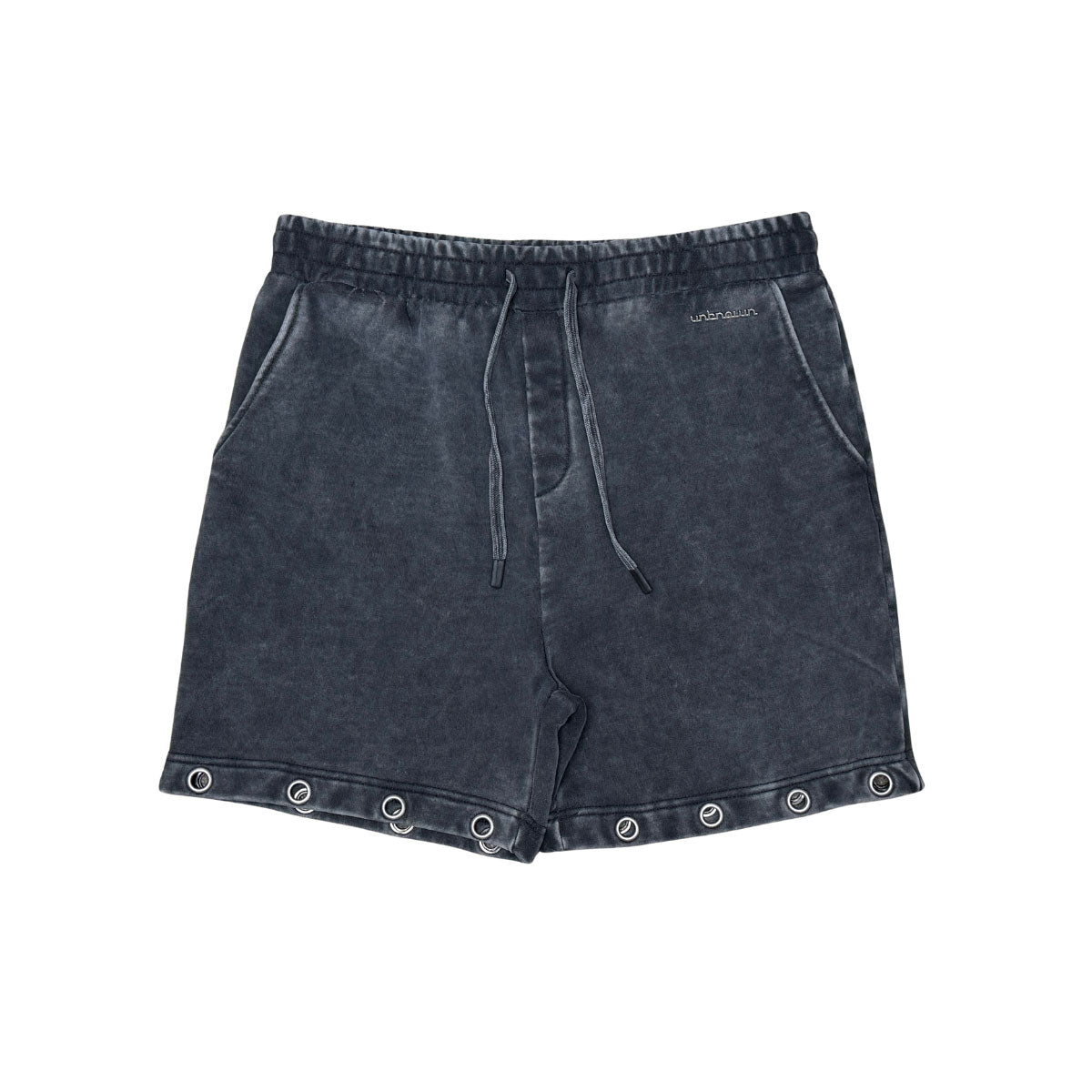 Drawstring printed washed shorts by Unknown - 8