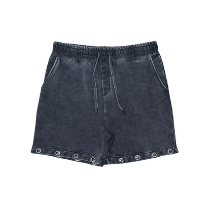 Drawstring printed washed shorts by Unknown - 8