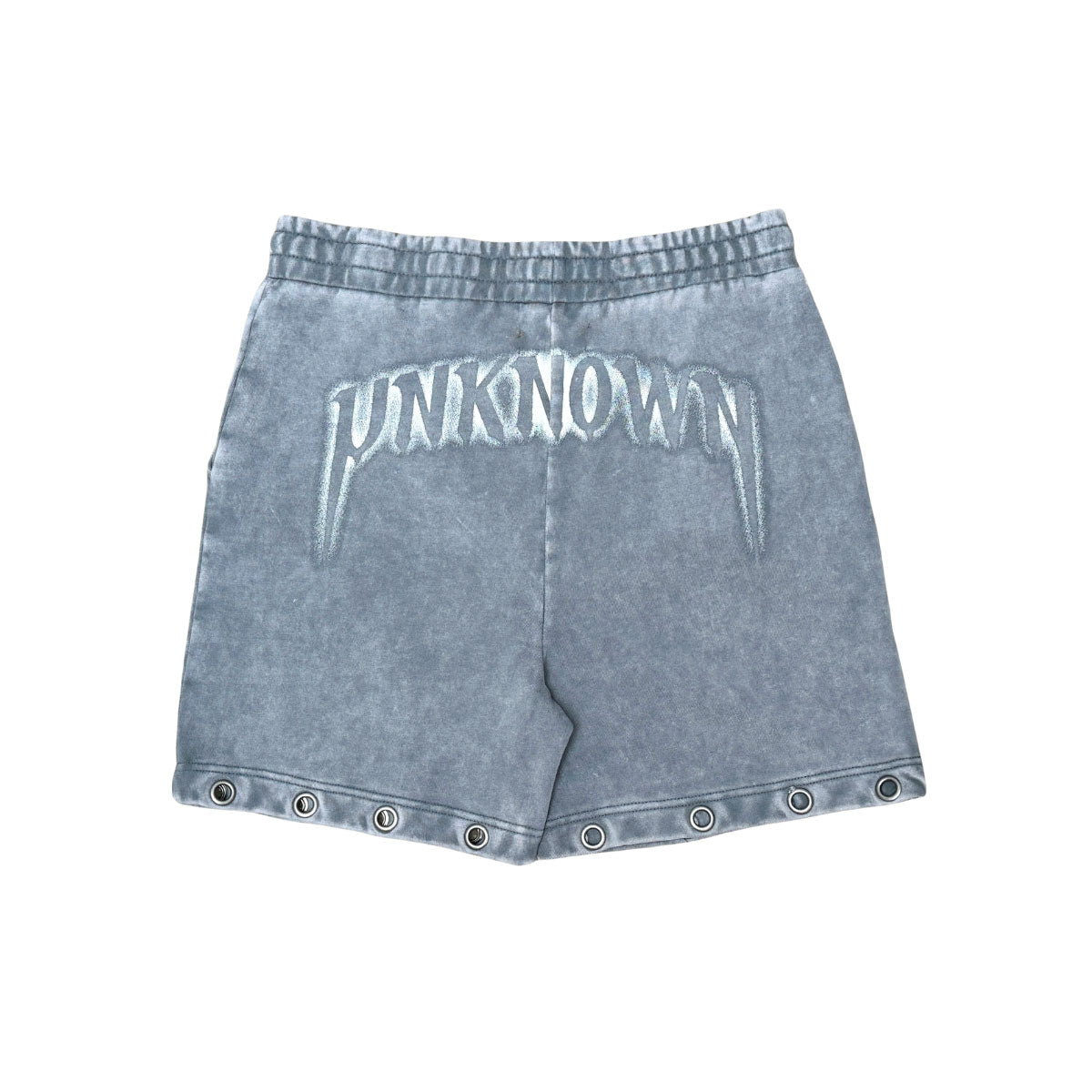 Drawstring printed washed shorts by Unknown - 4