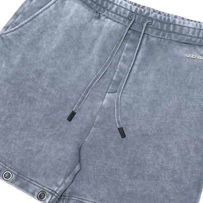 Drawstring printed washed shorts by Unknown - 5