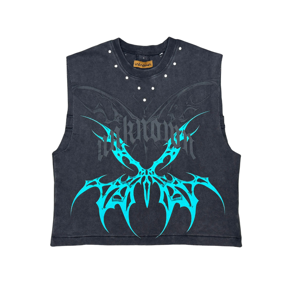Printed wings sleeveless tee by Unknown - 3