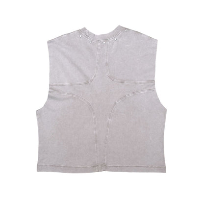 Printed wings sleeveless tee
